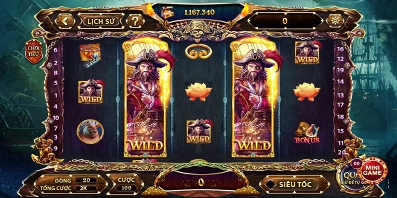 Nổ hũ Pirate King - trò chơi slot ăn khách nhất hiện nay tại ABC8