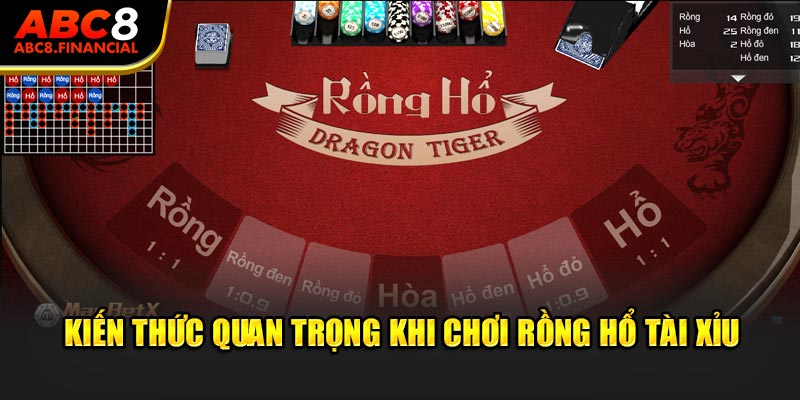 Kiến thức quan trọng khi chơi rồng hổ tài xỉu